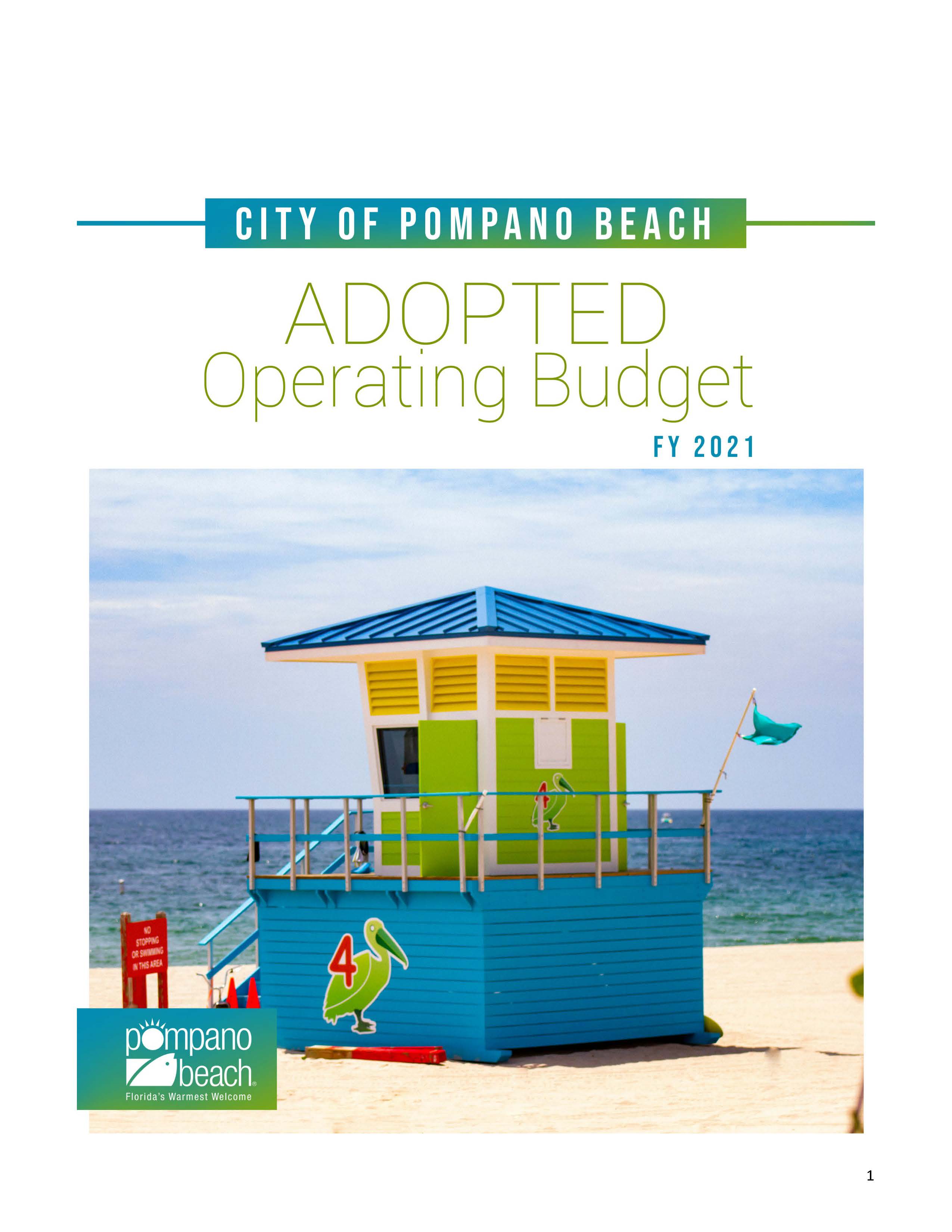 2021 Operating Budget